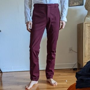 Sandro Mens Stretch Cotton Slim Fit Chino Pants